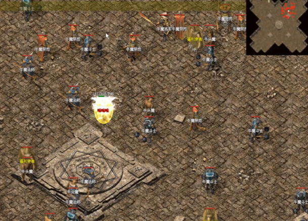 地图聚集于开始的玛法砍掉了大量导